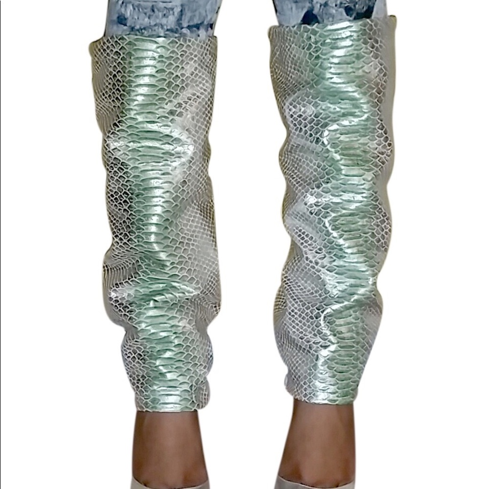 Leather Leg Warmers - Latched On